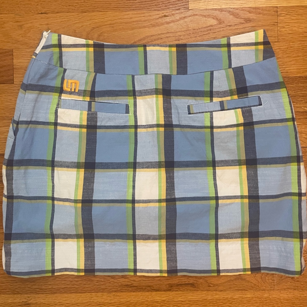 Loud mouth ladies plaid golf skort - Picture 3 of 5